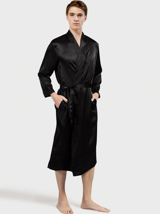 Dressing gown - Bella Babe by SK Nightsuit Nightdress Robes Silk Satin Nighty Gown Nightwear 