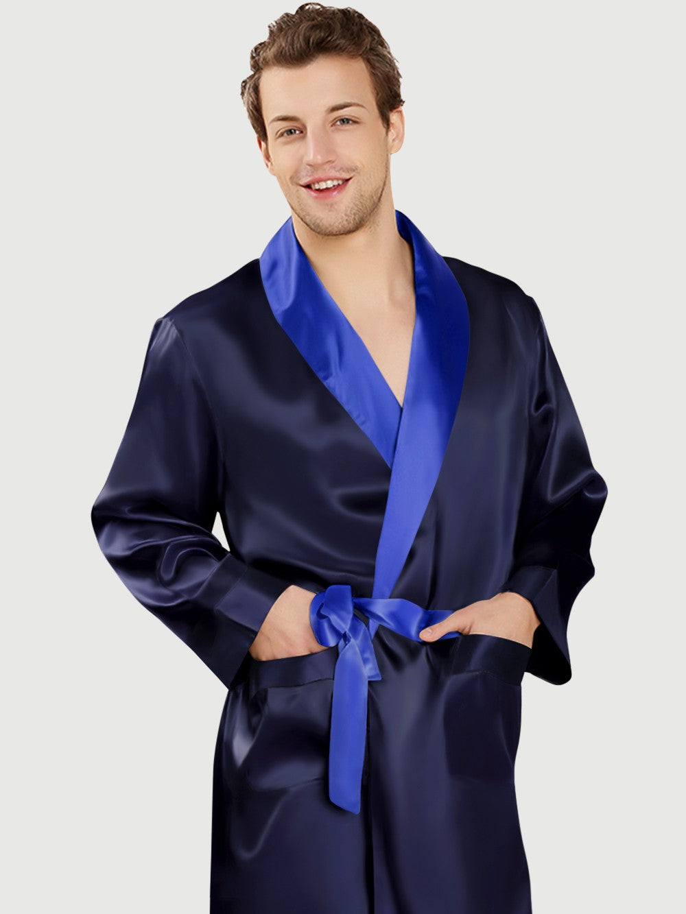 Premium Satin Robe - Bella Babe by SK Nightsuit Nightdress Robes Silk Satin Nighty Gown Nightwear 