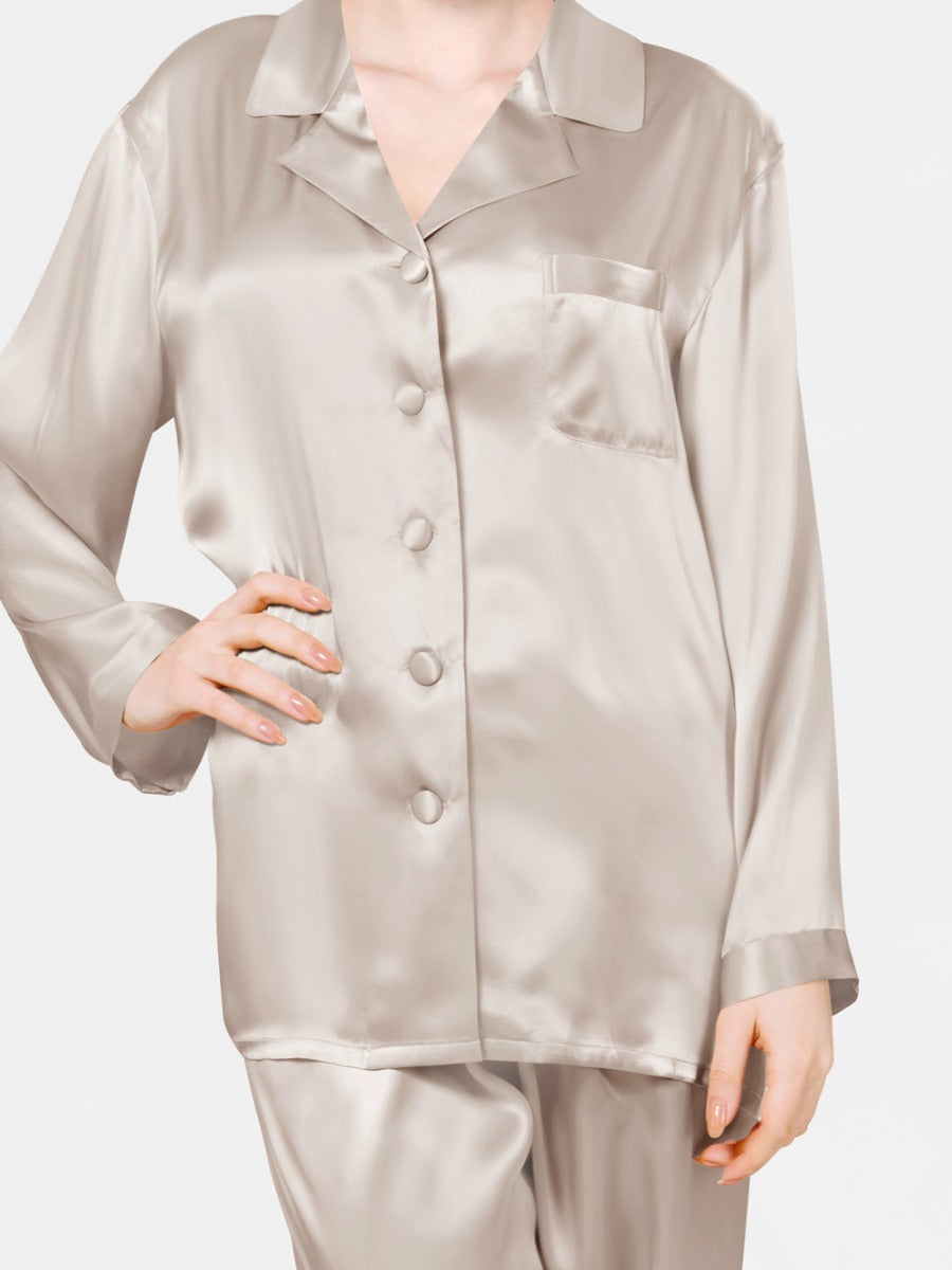 Luxe Solid Coord Set - Bella Babe by SK Nightsuit Nightdress Robes Silk Satin Nighty Gown Nightwear 