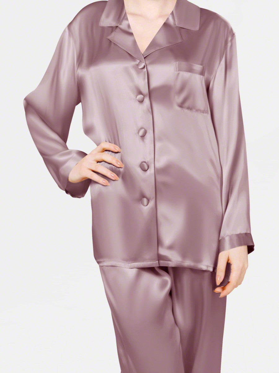 Luxe Solid Coord Set - Bella Babe by SK Nightsuit Nightdress Robes Silk Satin Nighty Gown Nightwear 