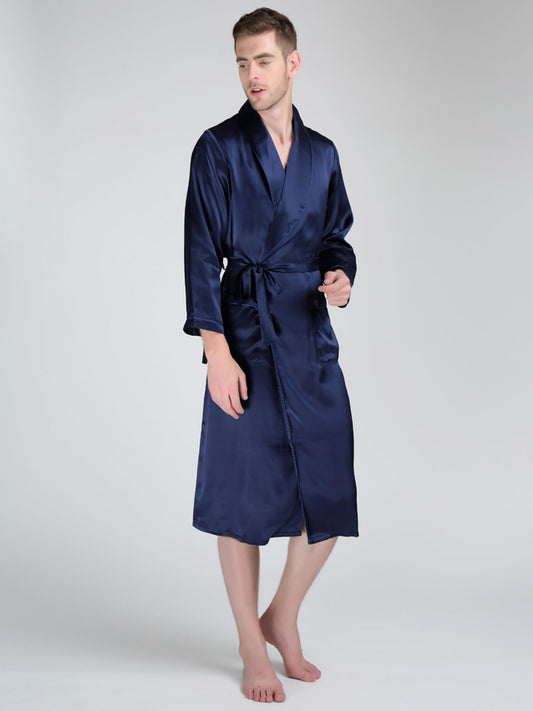 Classic Robe - Bella Babe by SK Nightsuit Nightdress Robes Silk Satin Nighty Gown Nightwear 