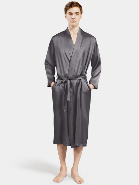 Dressing gown - Bella Babe by SK Nightsuit Nightdress Robes Silk Satin Nighty Gown Nightwear 