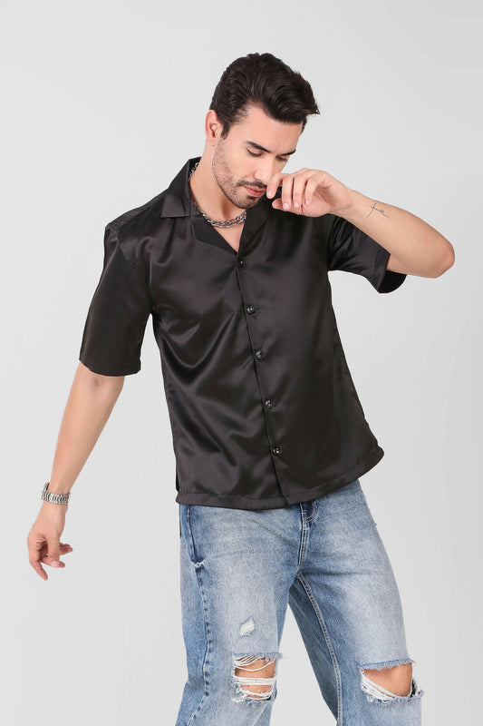 Shirt Boxy fit (Black).