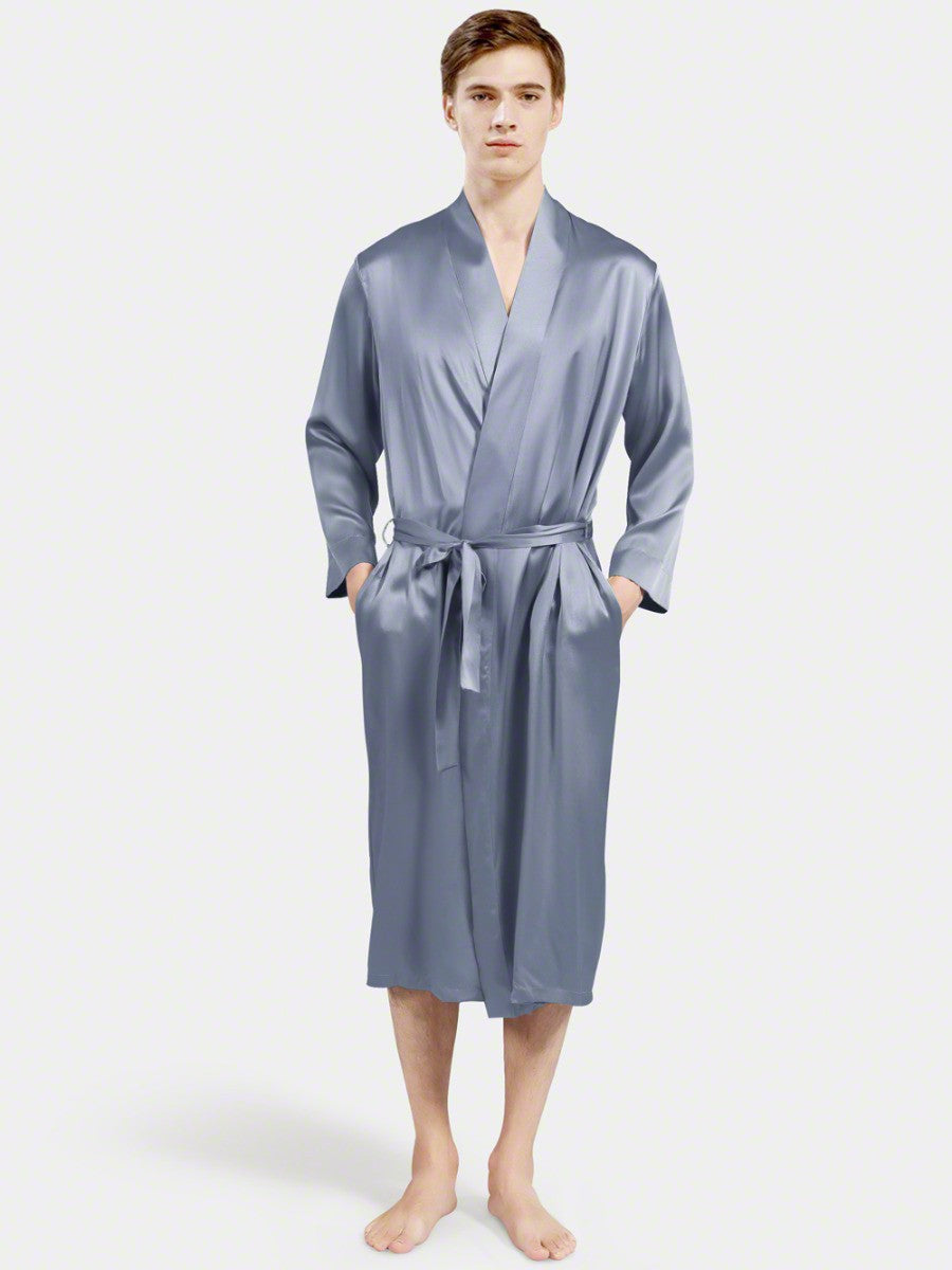 Dressing gown - Bella Babe by SK Nightsuit Nightdress Robes Silk Satin Nighty Gown Nightwear 