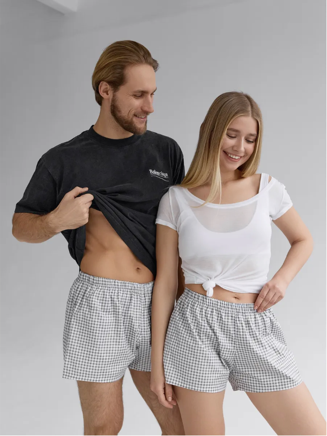 100% Cotton Unisex Boxers