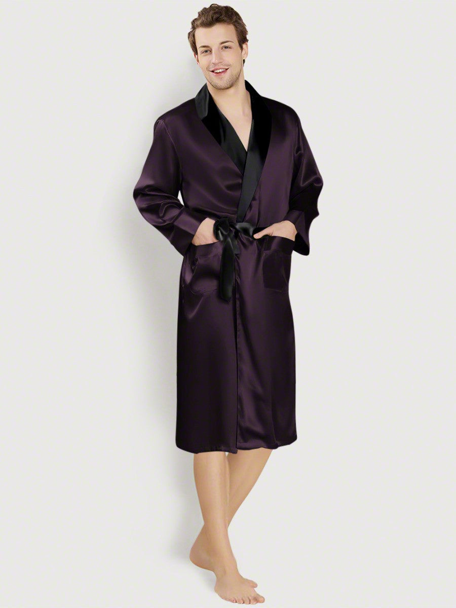 Premium Satin Robe - Bella Babe by SK Nightsuit Nightdress Robes Silk Satin Nighty Gown Nightwear 