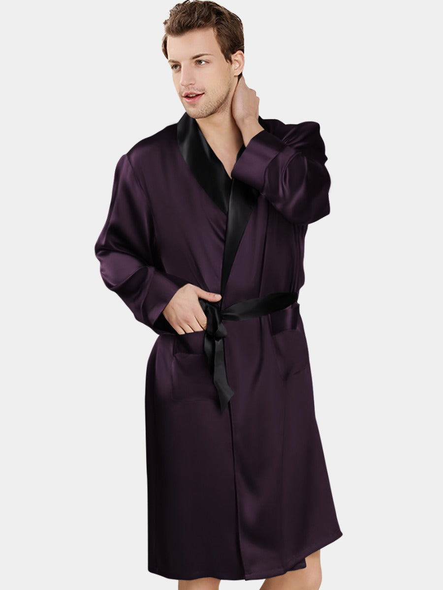 Premium Satin Robe - Bella Babe by SK Nightsuit Nightdress Robes Silk Satin Nighty Gown Nightwear 