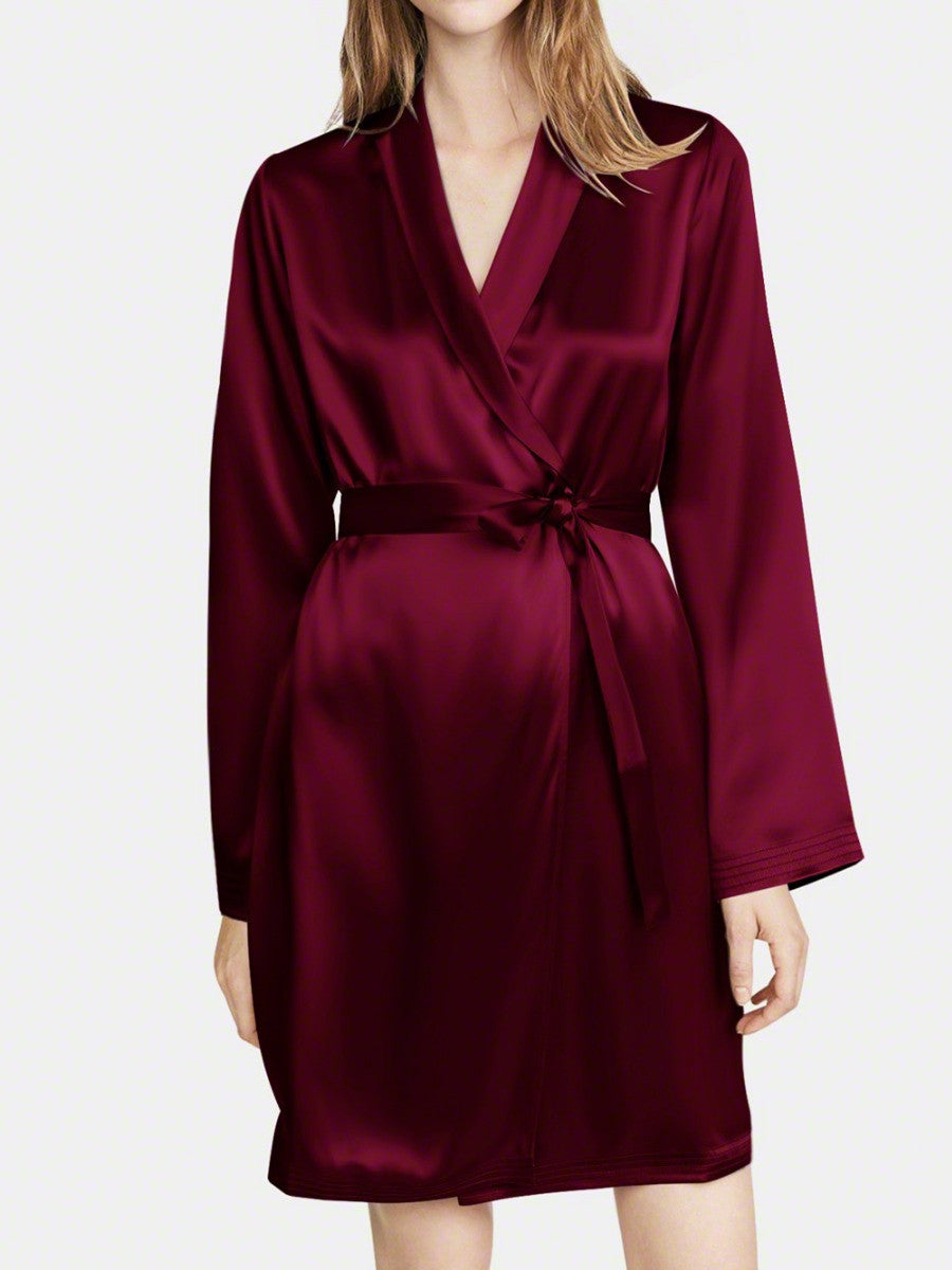 Dressing Robe - Bella Babe by SK Nightsuit Nightdress Robes Silk Satin Nighty Gown Nightwear 