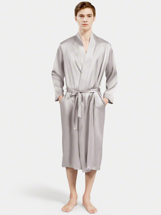 Dressing gown - Bella Babe by SK Nightsuit Nightdress Robes Silk Satin Nighty Gown Nightwear 