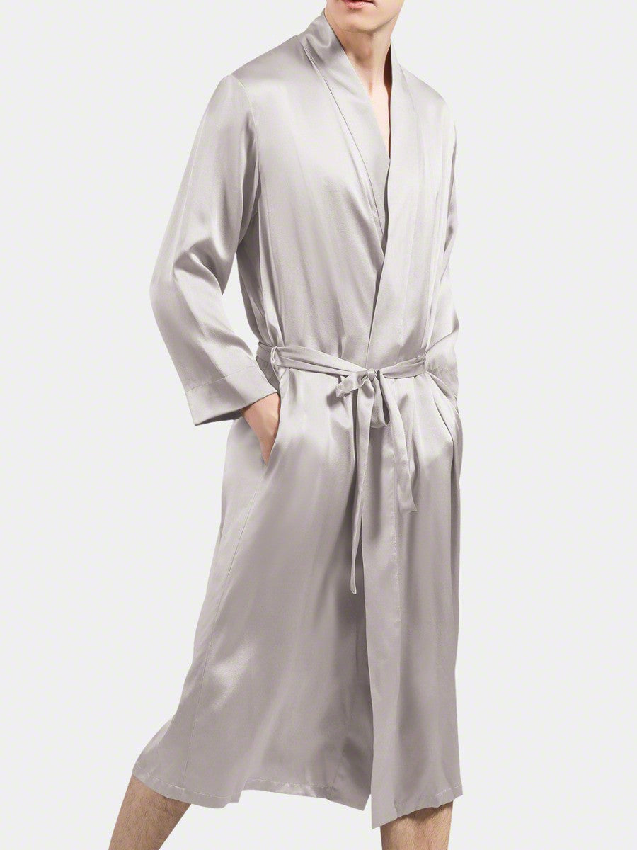 Dressing gown - Bella Babe by SK Nightsuit Nightdress Robes Silk Satin Nighty Gown Nightwear 