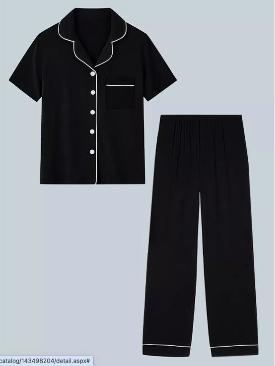 Conjunto de pantalones cortos de rayas