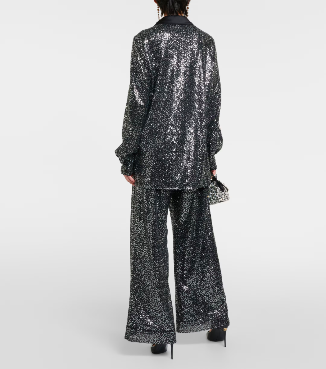 Bougie Nights Sequin Lounge Set