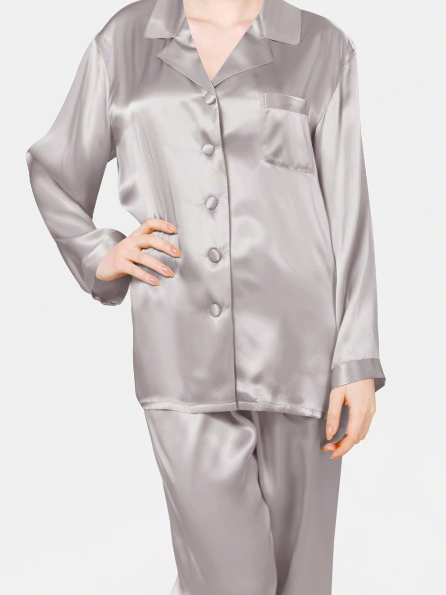 Luxe Solid Coord Set - Bella Babe by SK Nightsuit Nightdress Robes Silk Satin Nighty Gown Nightwear 