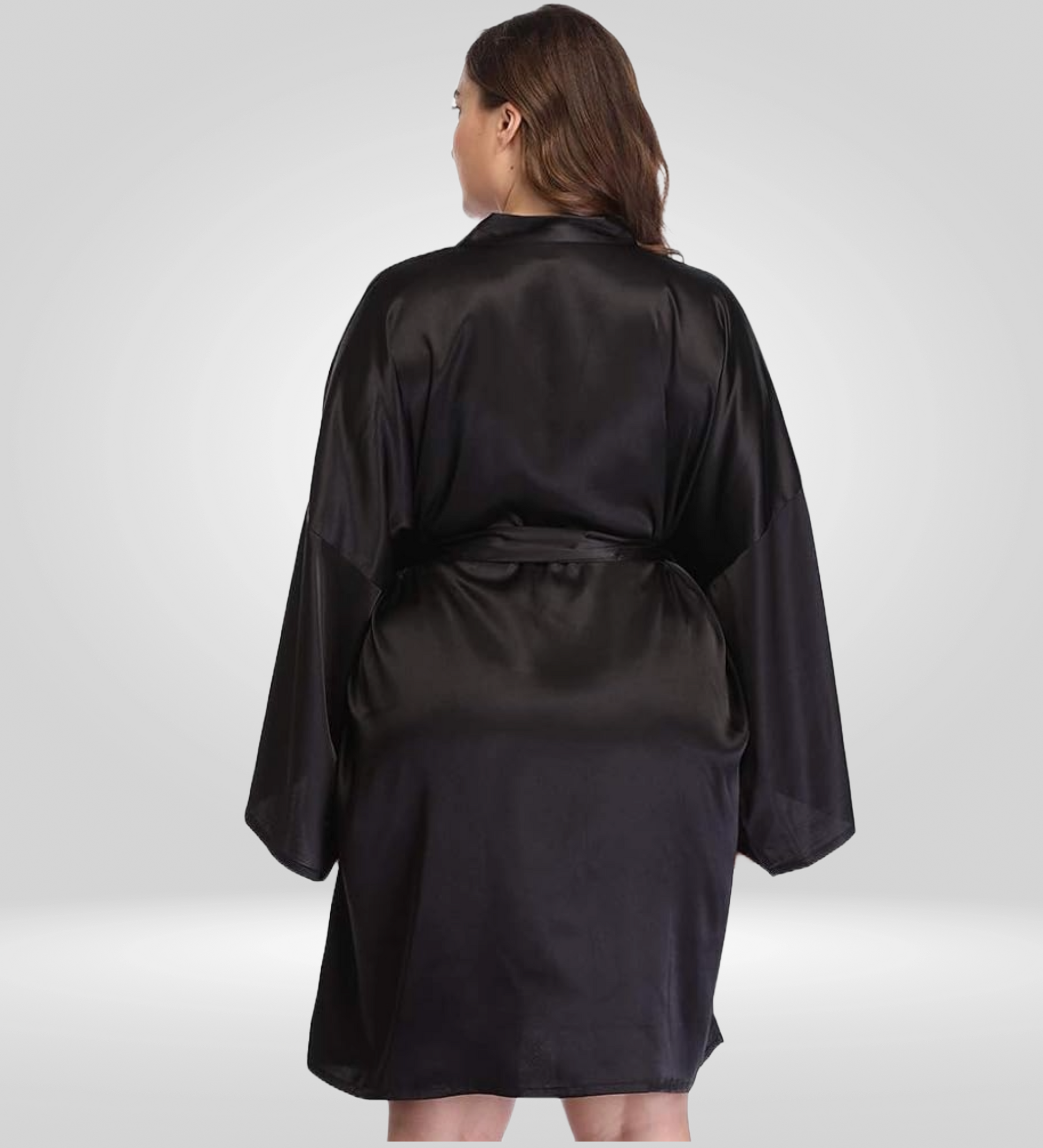 Dressing Robe Plus Size - Bella Babe by SK Nightsuit Nightdress Robes Silk Satin Nighty Gown Nightwear 