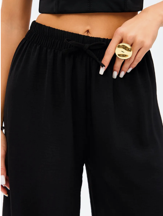 Women Cropped PJ Pants – Cozy Relaxed Fit | Multi-Occasion Wear, 4-Way Stretch