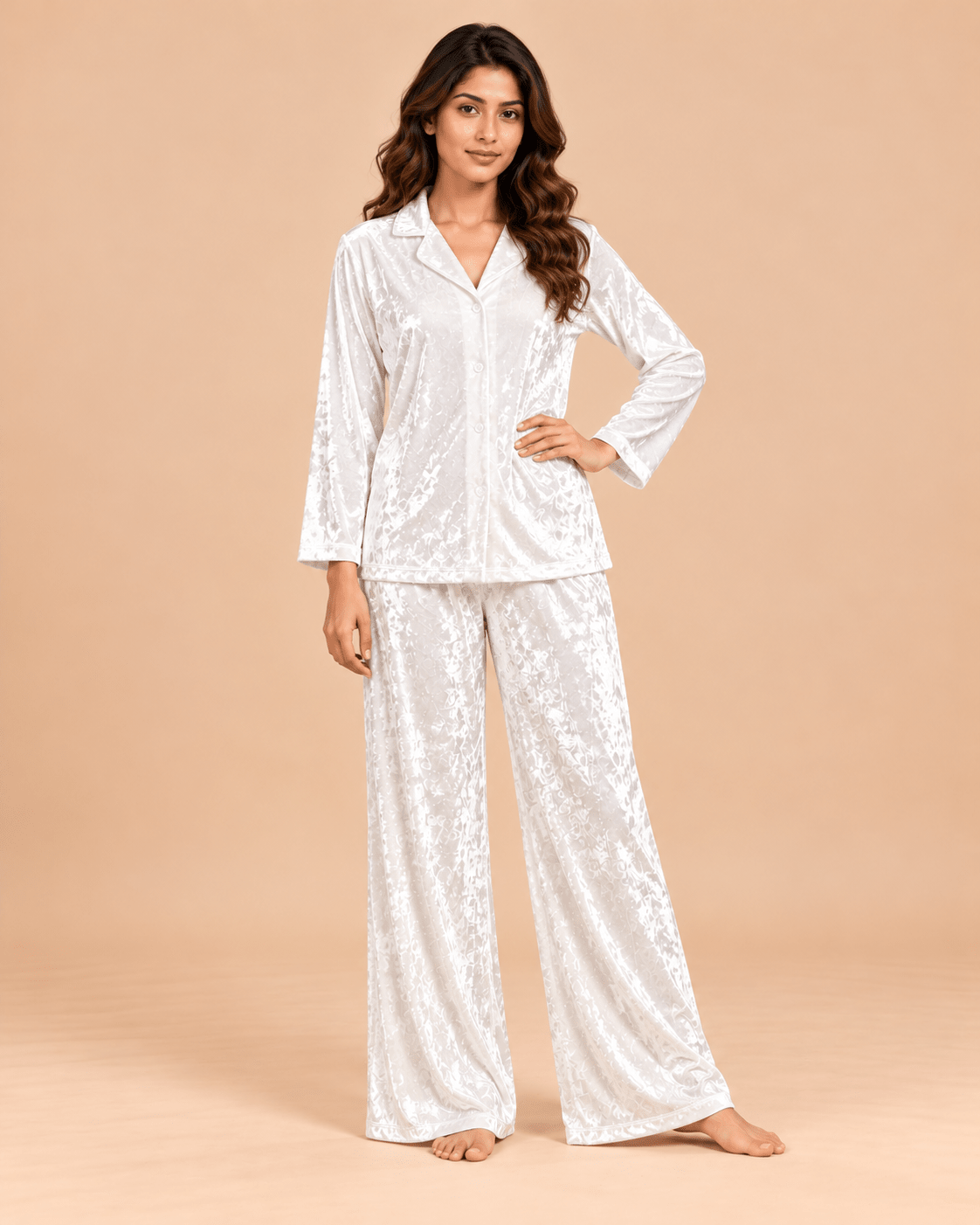 Bellagio Women’s Italian Stretch Velvet Co-ord Set - Bella Babe by SK