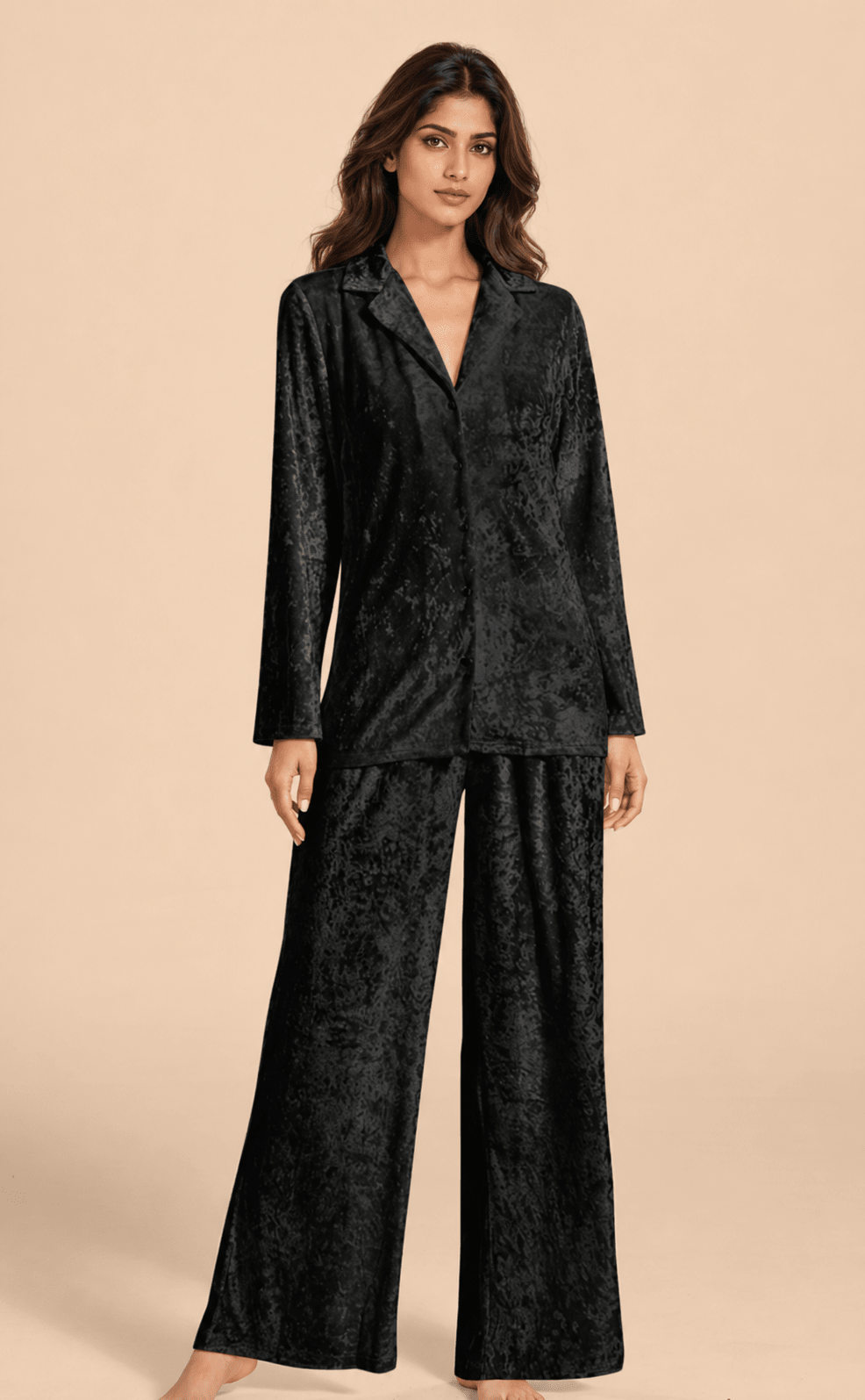 Bellagio Women’s Italian Stretch Velvet Co-ord Set - Bella Babe by SK