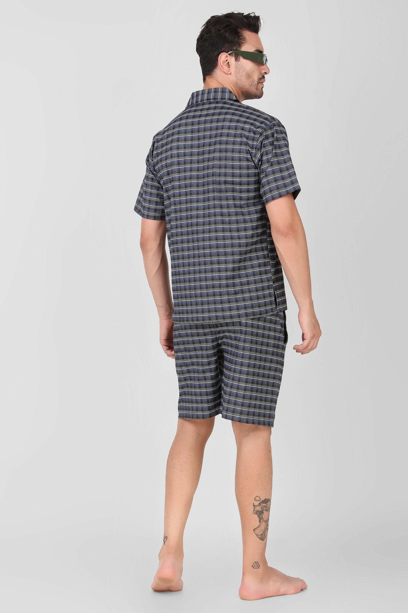 Blue Checkered coord set - Bella Babe by SK
