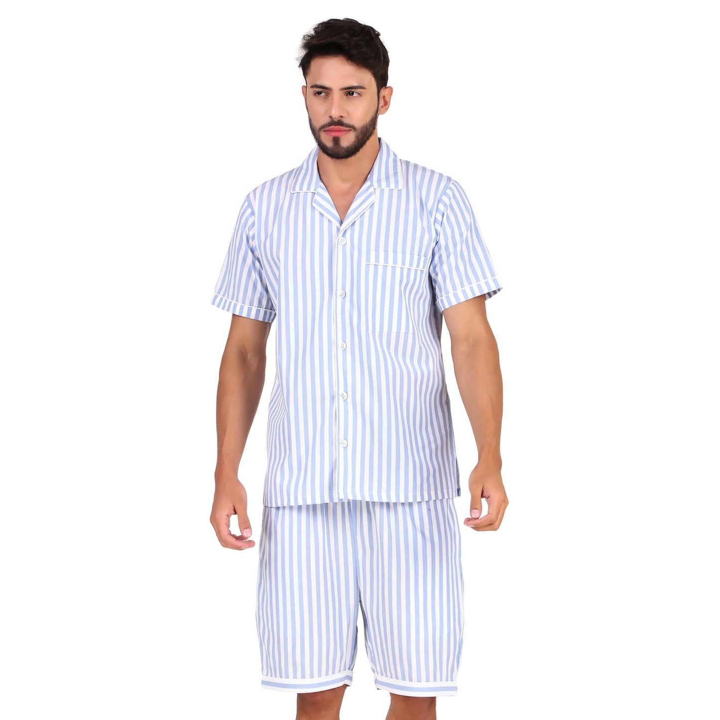 Blue Striped Coord set - Bella Babe by SK