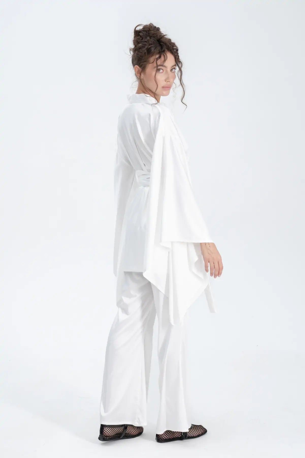 Bridal Kimono Silky Satin - Bella Babe by SK