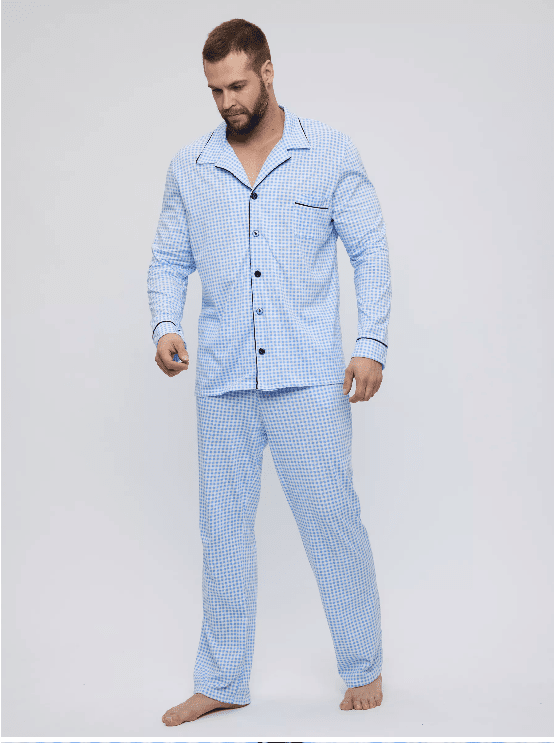 Checkered Couple Nightsuit in 100% Cotton - Bella Babe by SK