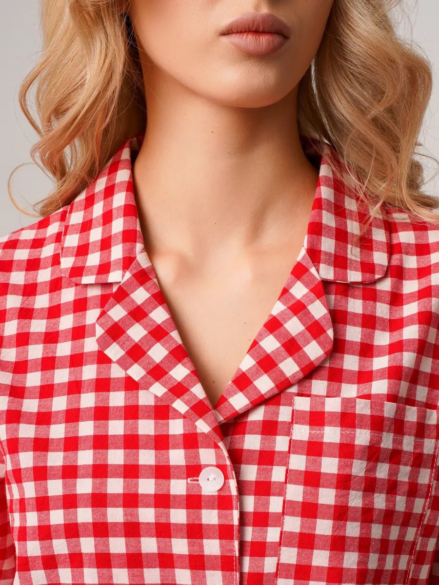 Chic Sleeve Cotton Lounge Set - Bella Babe by SK