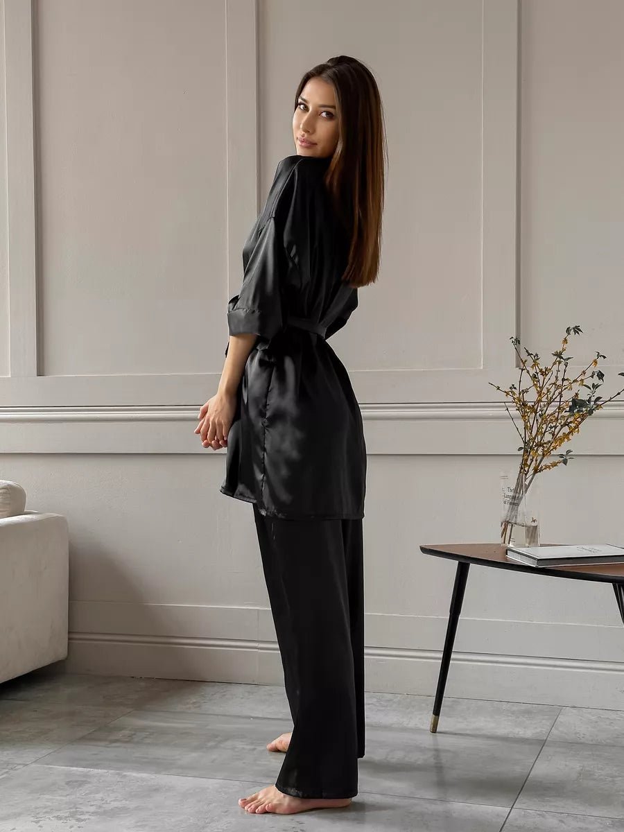 Chic Wrap set in Satin - Bella Babe by SK