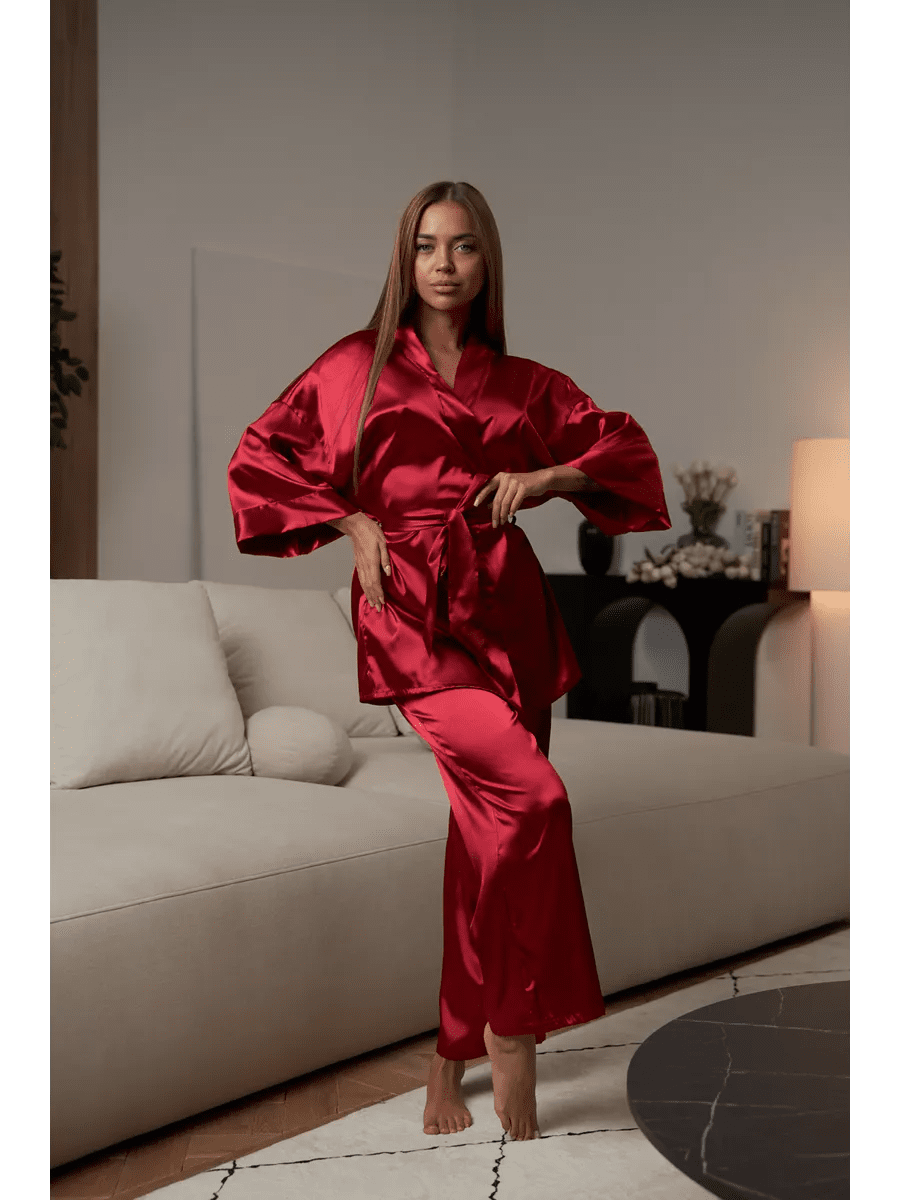 Chic Wrap set in Satin - Bella Babe by SK