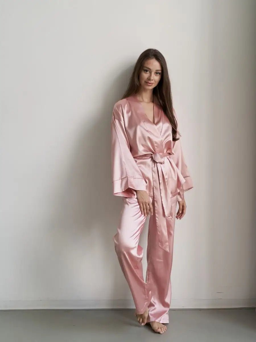 Chic Wrap set in Satin - Bella Babe by SK