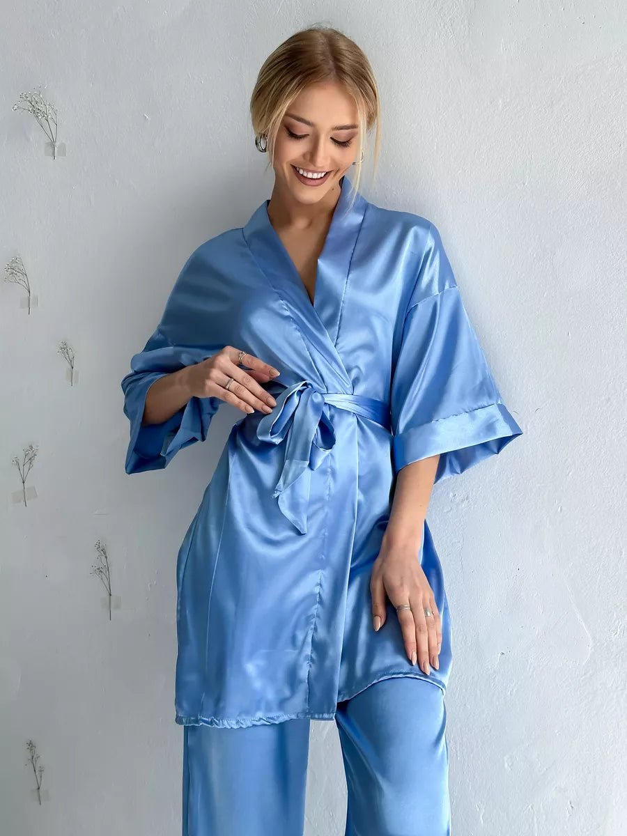 Chic Wrap set in Satin - Bella Babe by SK