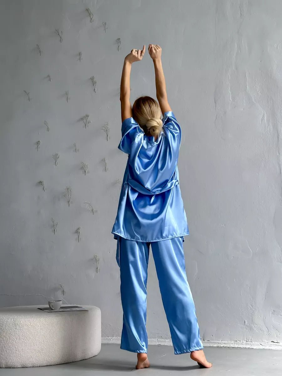 Chic Wrap set in Satin - Bella Babe by SK