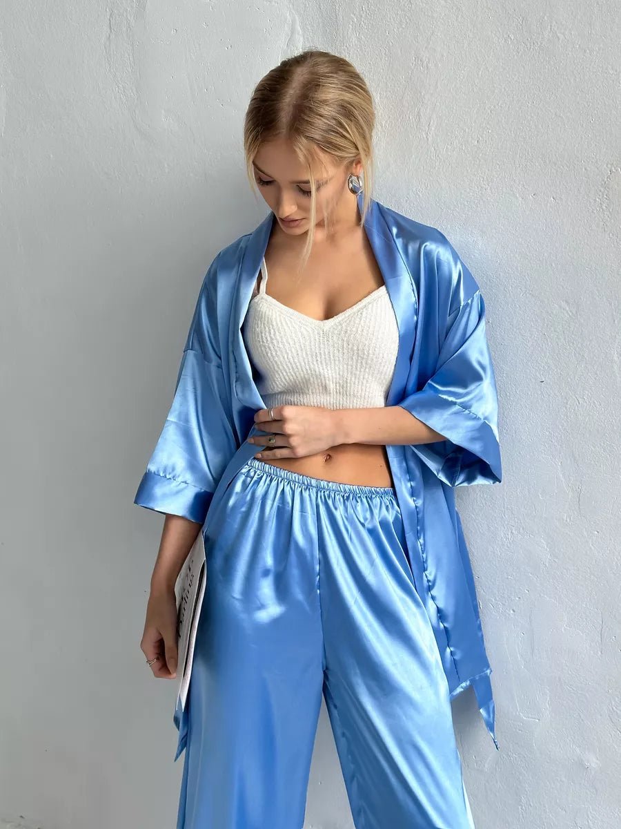 Chic Wrap set in Satin - Bella Babe by SK