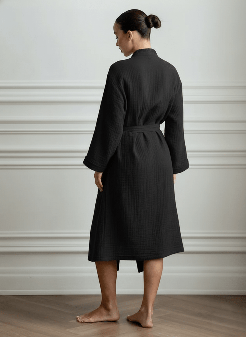 Cotton Muslin Long Robe - Bella Babe by SK