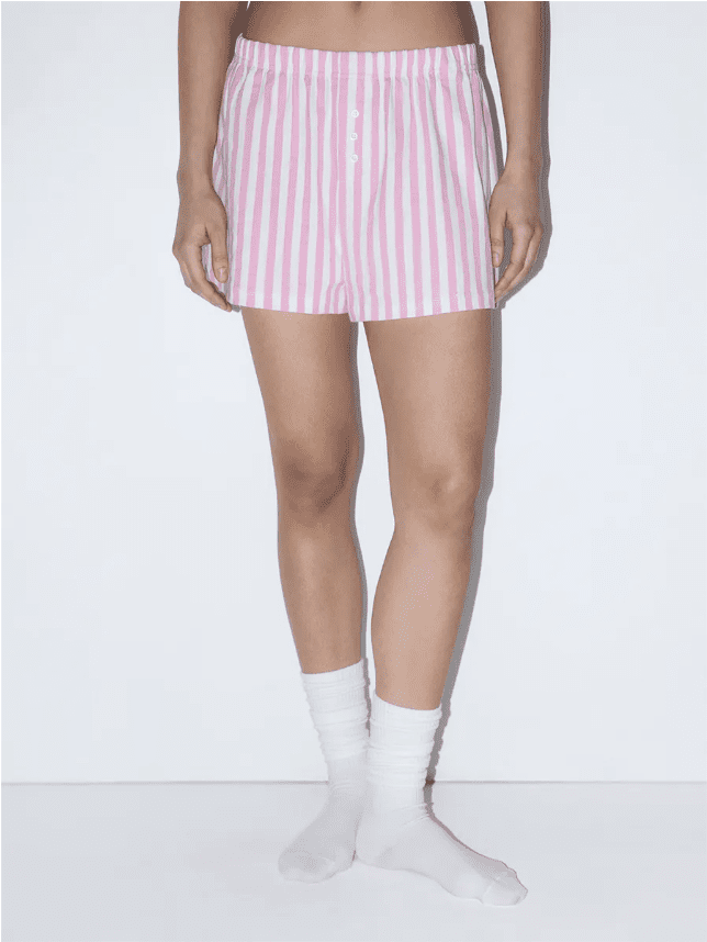 Cotton Striped Boyshorts - Bella Babe by SK