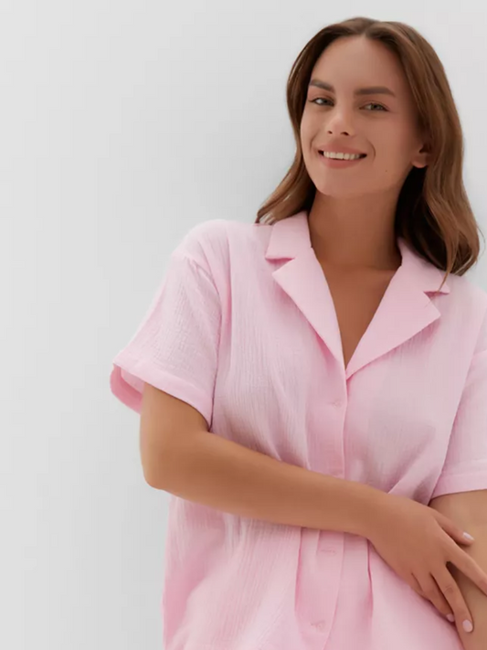 Shorts Set in Muslin.