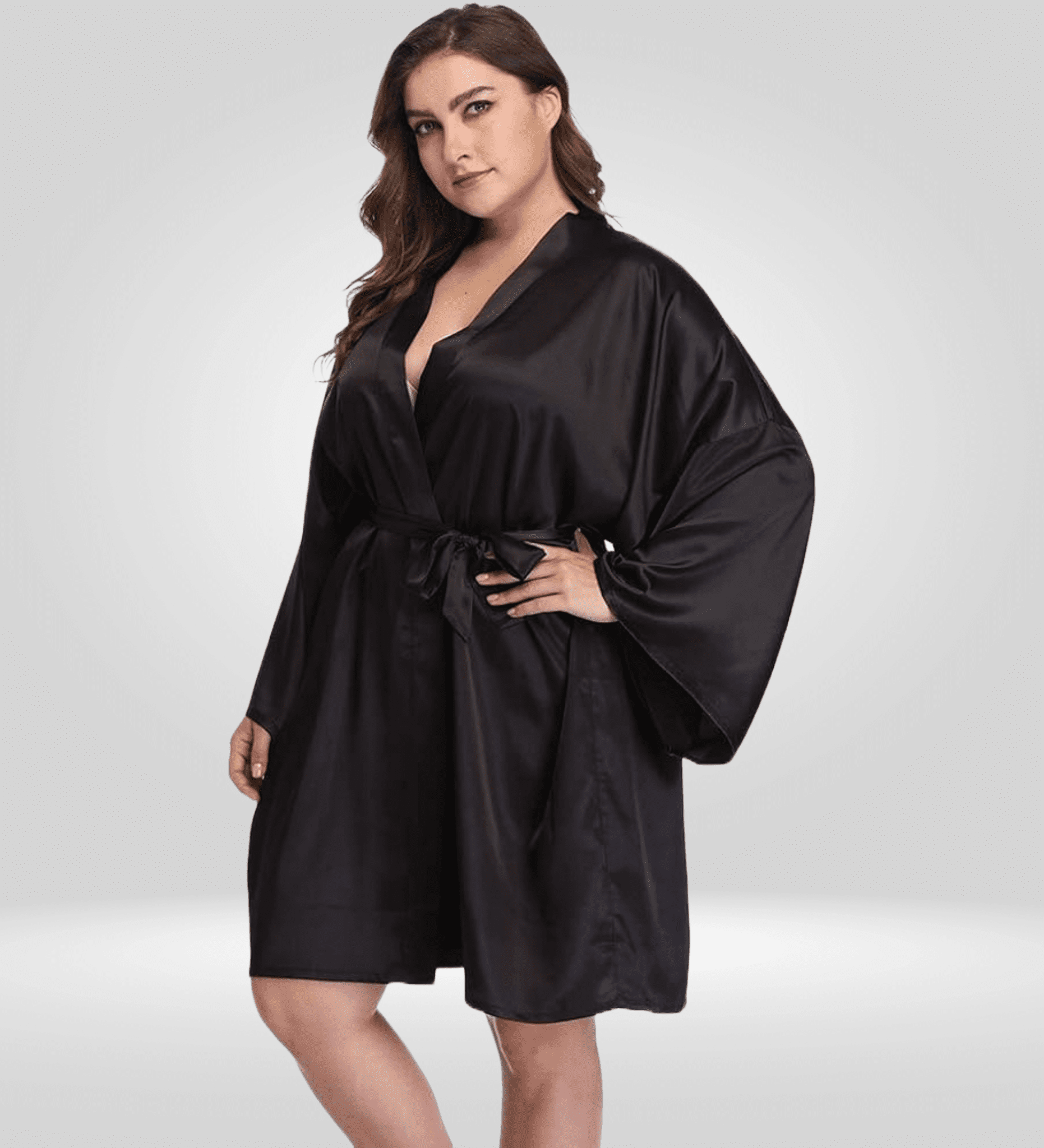 Dressing Robe Plus Size - Bella Babe by SK