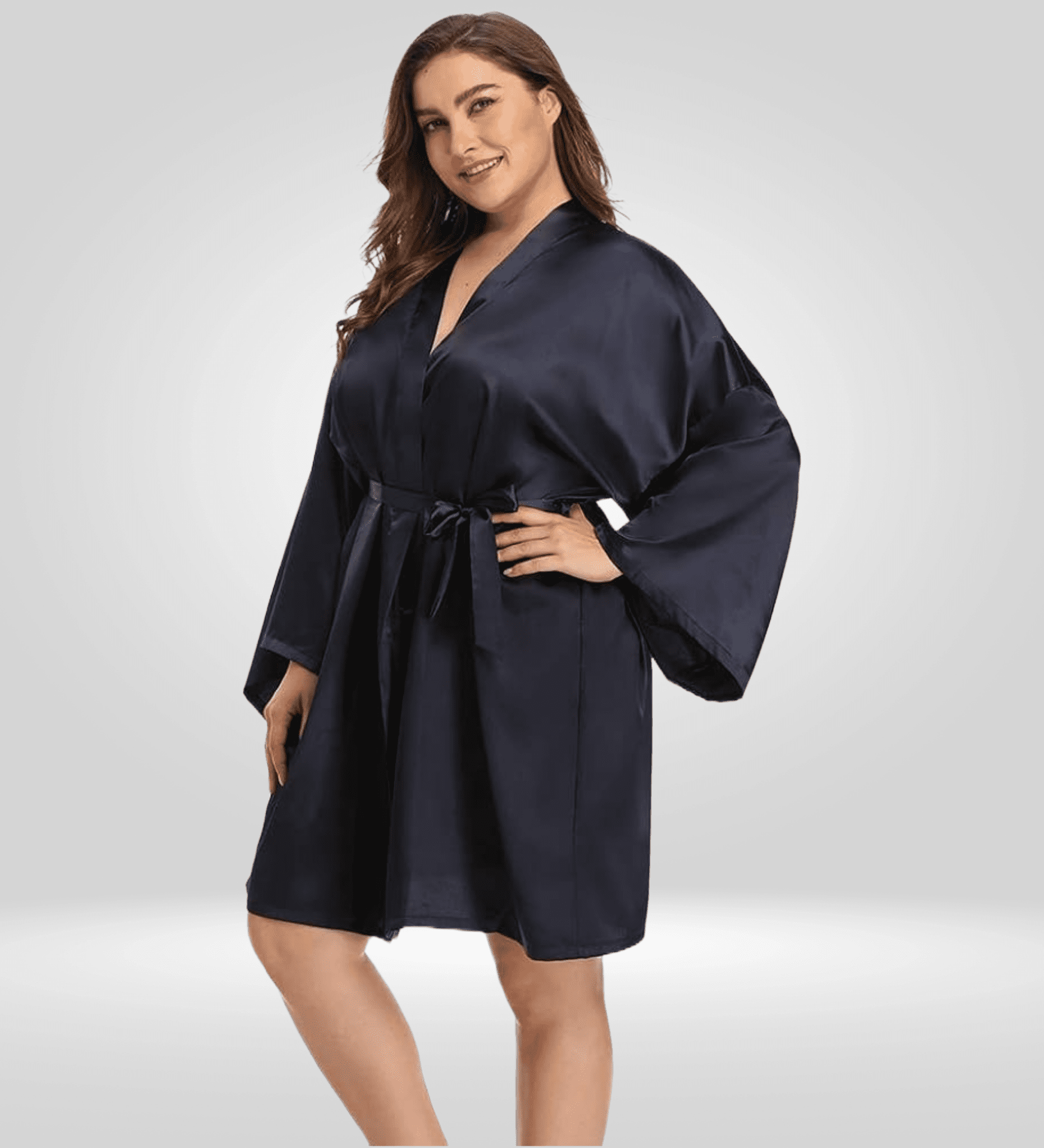 Dressing Robe Plus Size - Bella Babe by SK