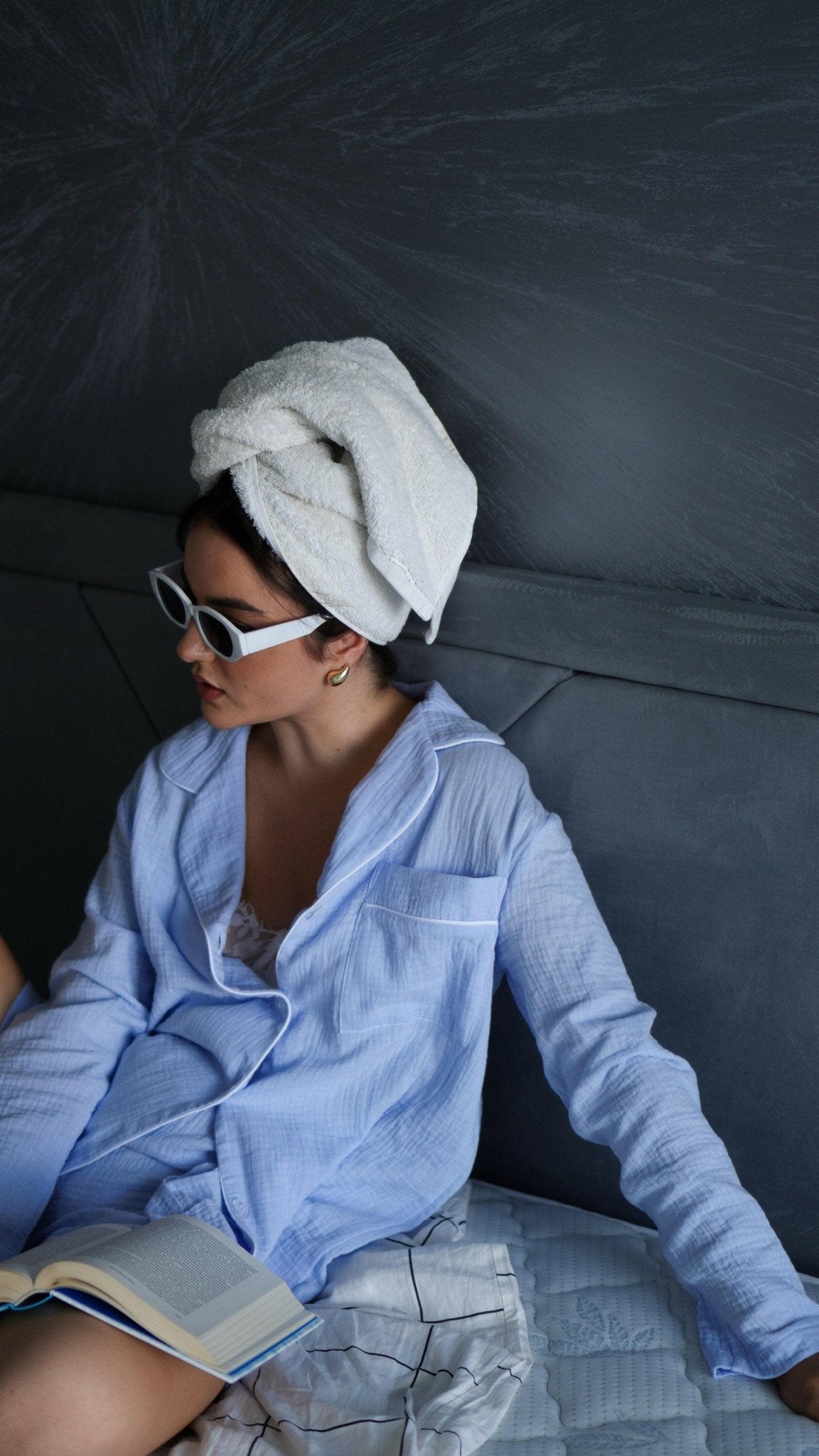 Full Sleeve Shorts Set in Muslin - Bella Babe by SK