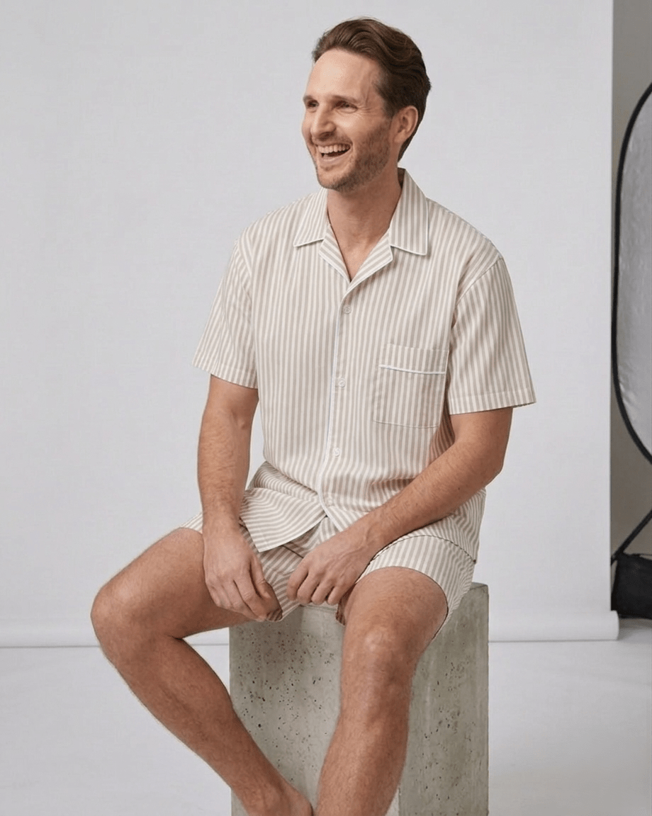 Half Sleeve Cotton Coords for Men - Bella Babe by SK