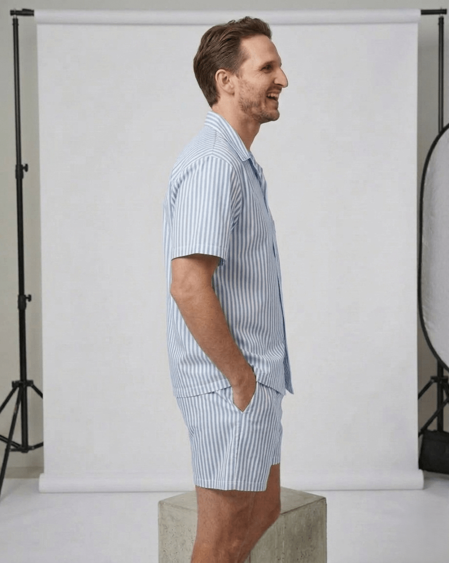 Half Sleeve Cotton Coords for Men - Bella Babe by SK