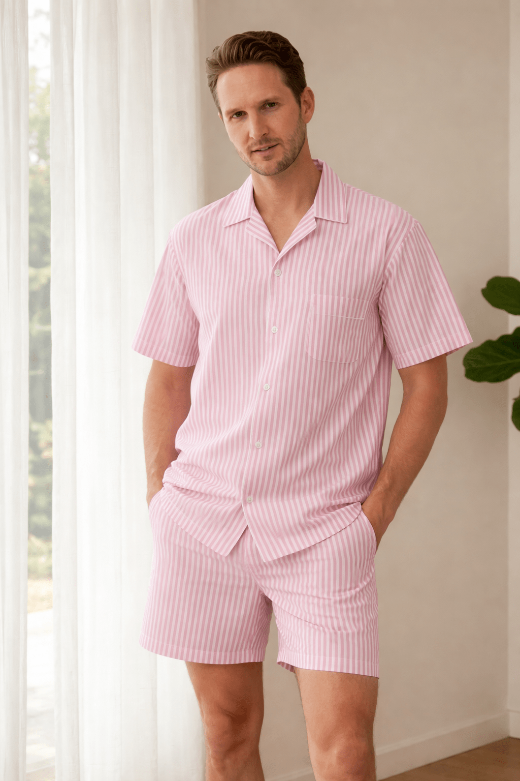 Half Sleeve Cotton Coords for Men - Bella Babe by SK