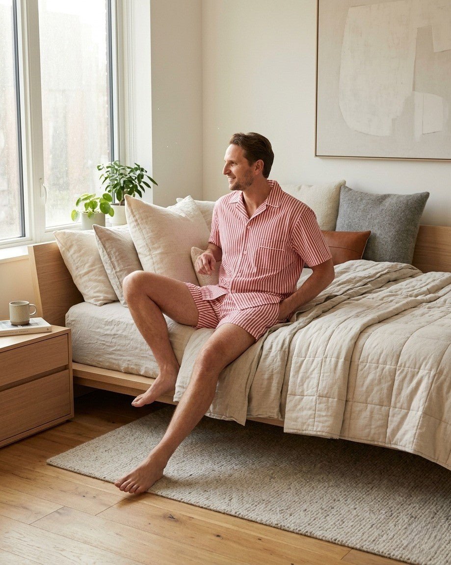 Half Sleeve Cotton Coords for Men - Bella Babe by SK