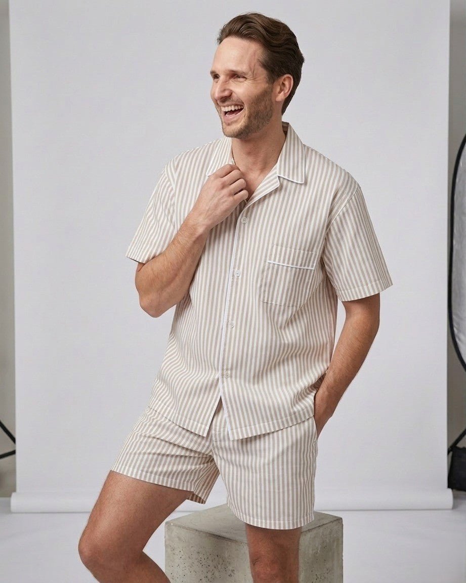 Half Sleeve Cotton Coords for Men - Bella Babe by SK