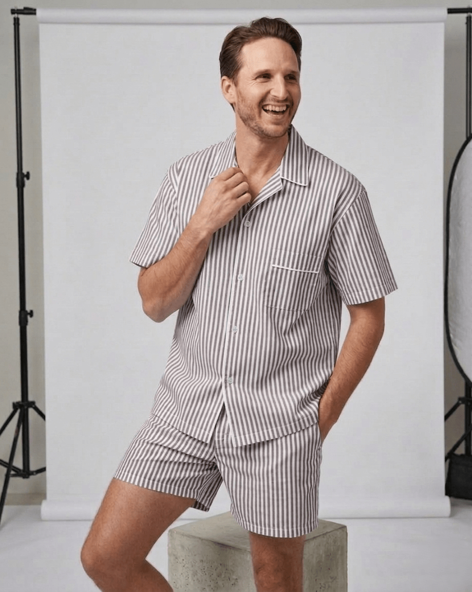 Half Sleeve Cotton Coords for Men - Bella Babe by SK