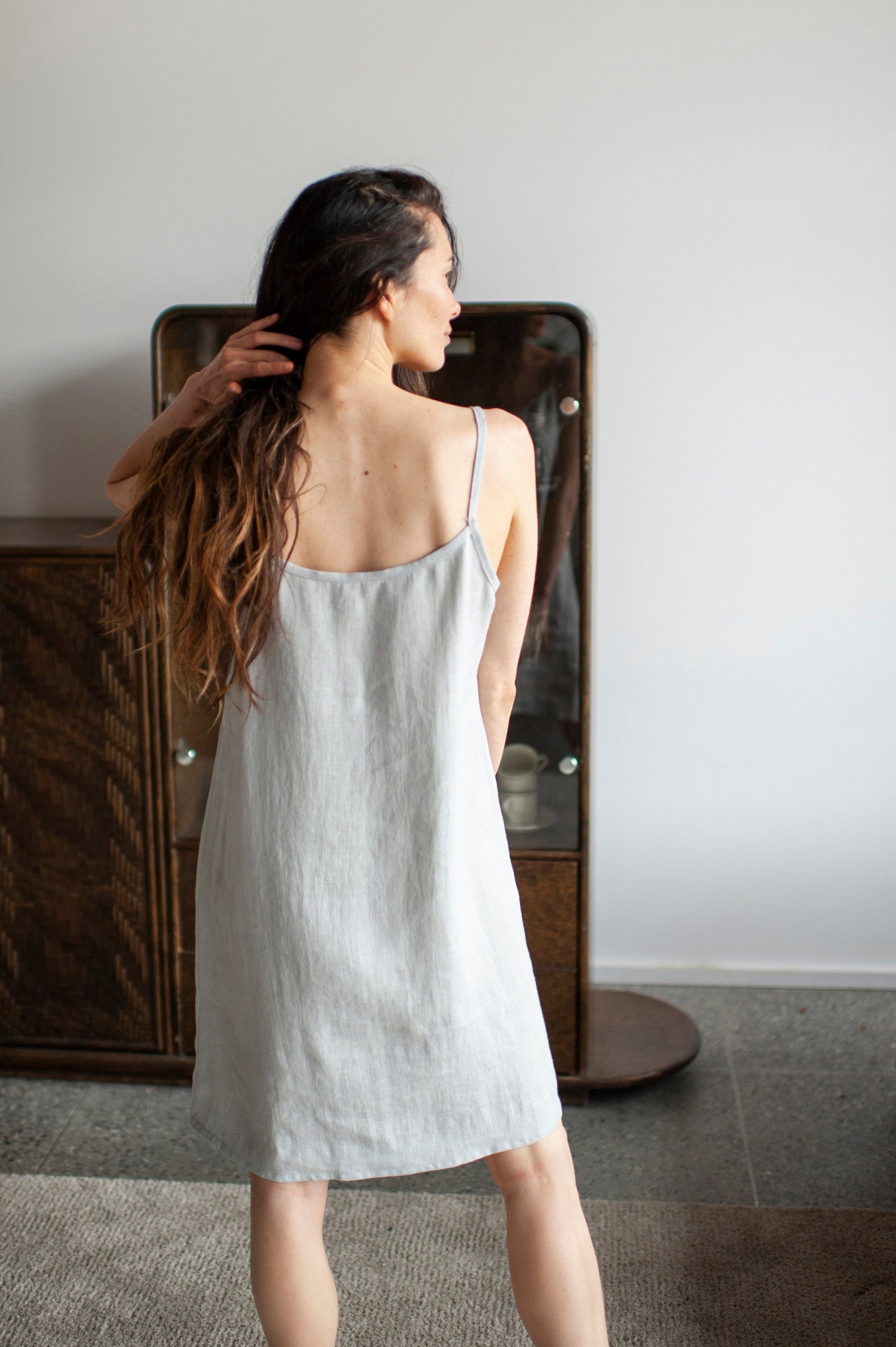 Linen Slip Dress