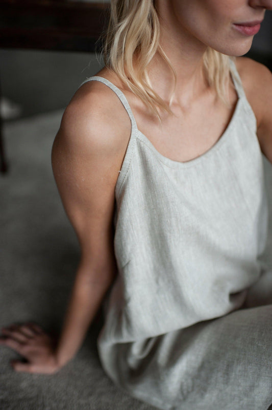 Linen Slip Dress.