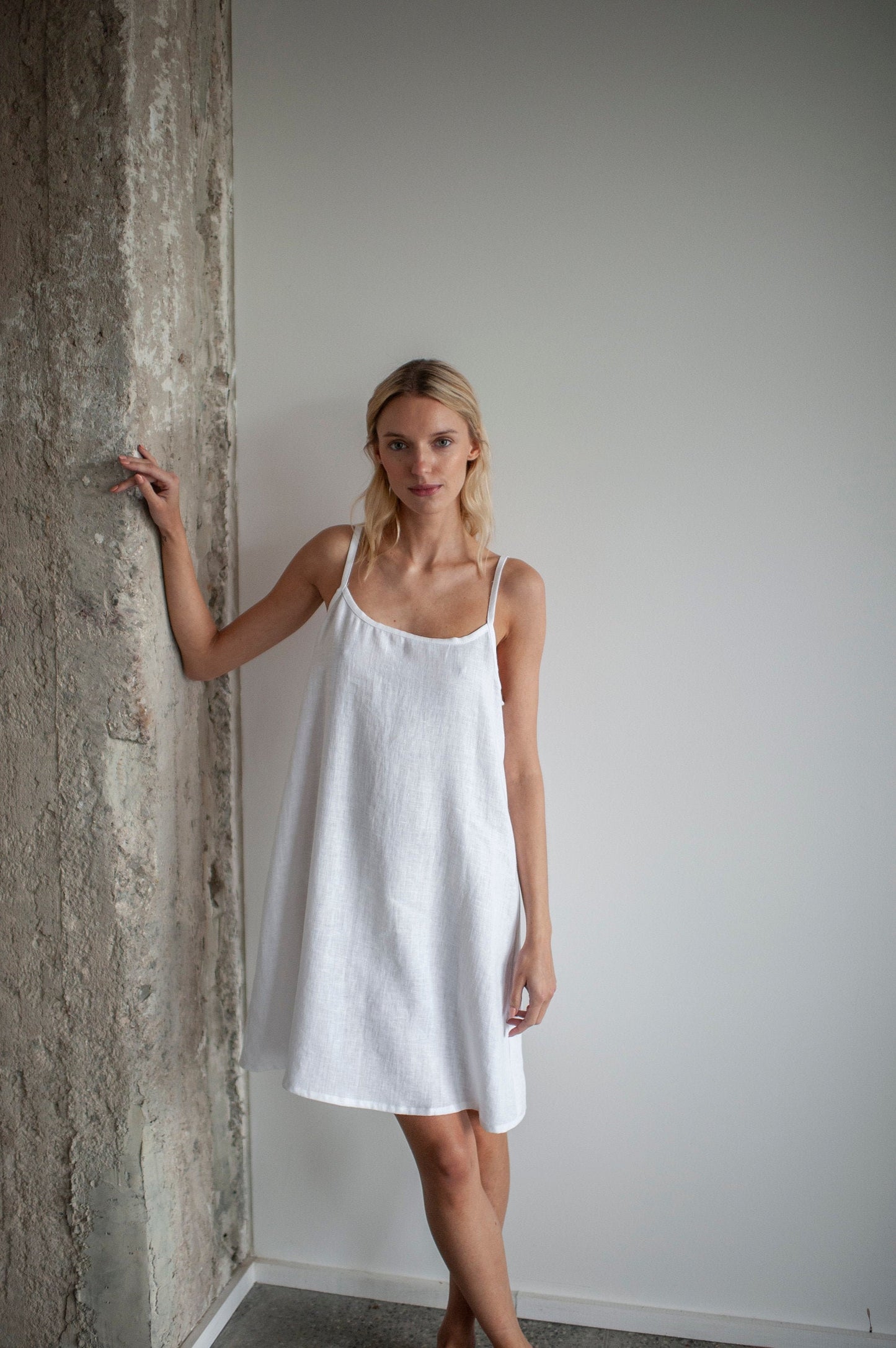 Linen Slip Dress