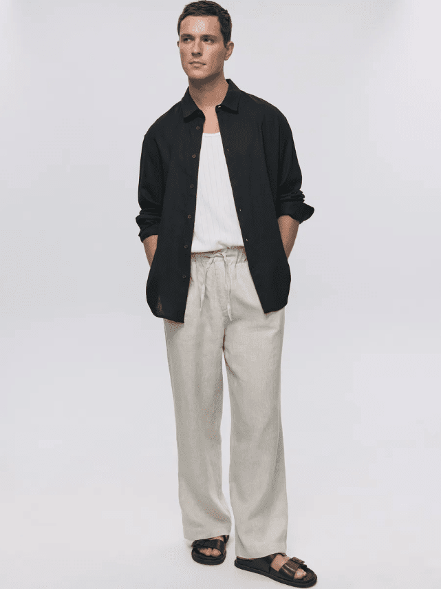 Linen Shirt for Men - Bella Babe by SK