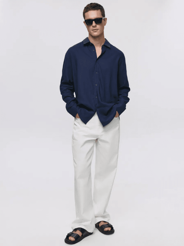 Linen Shirt for Men - Bella Babe by SK