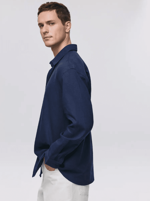 Linen Shirt for Men - Bella Babe by SK